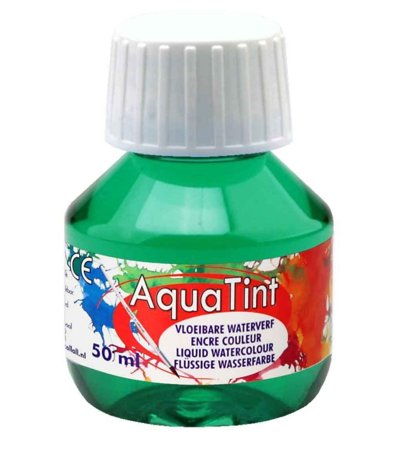 Aqua Tint - Aquarel Verf - Donker Groen - 50ml
