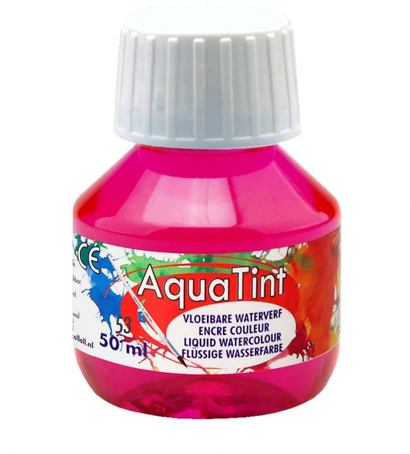 Aqua Tint - Aquarelle Peinture - Magenta - 50ml