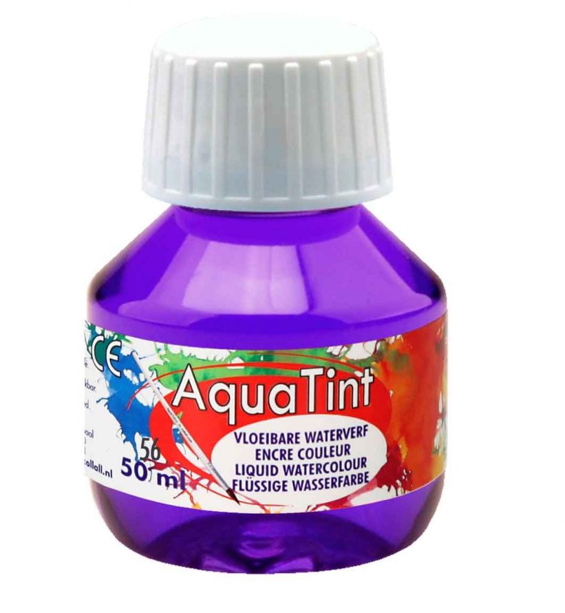 Aqua Tint - Aquarel Verf - Paars - 50ml