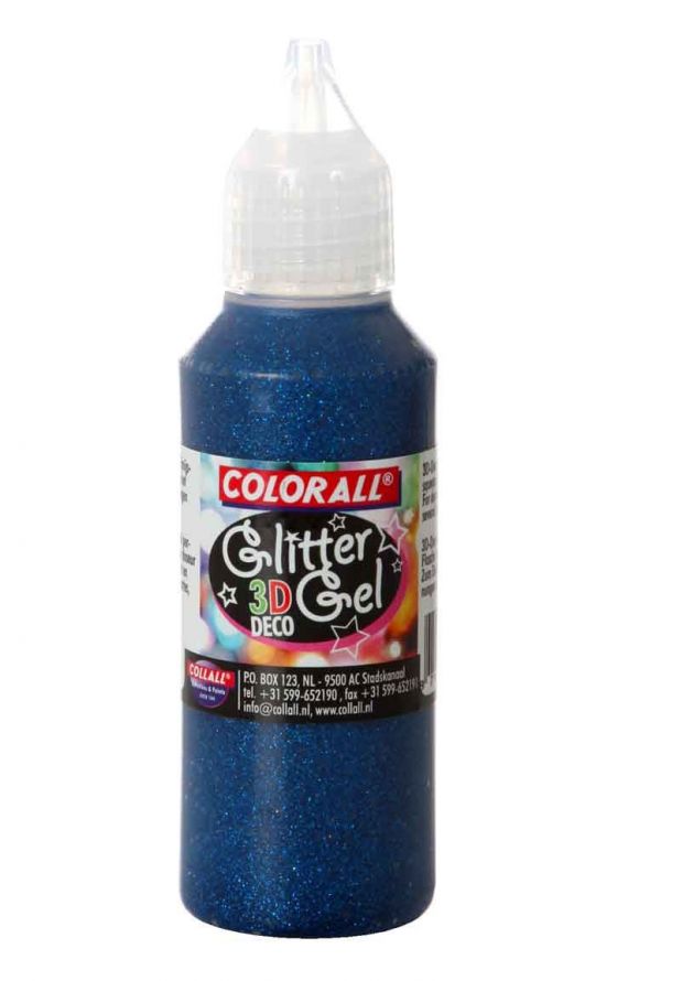 Deco Glitter Gel - Blauw - 50ml