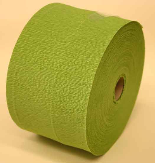 Crepepaper - Green - 10cm x 30M