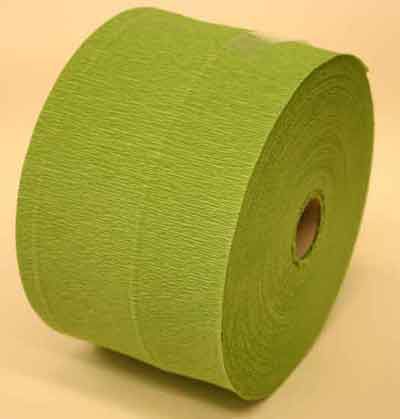 Crepepapier Rol - Groen - 7cm x 25meter