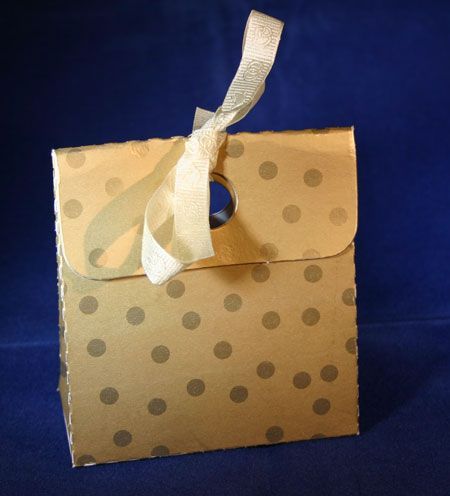 Deco Bags Packung - Gold mit Tupfen