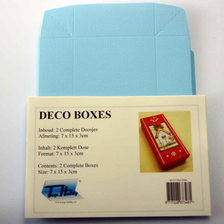 Deco Boxes Package - Recktangle - Baby Blue