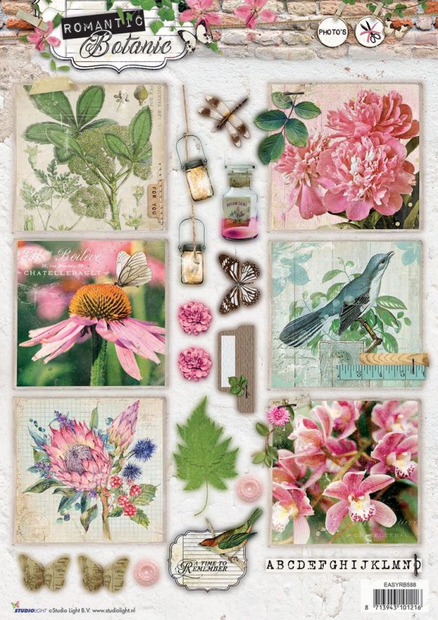 Romantic Botanic - Photo Die-cut Sheet