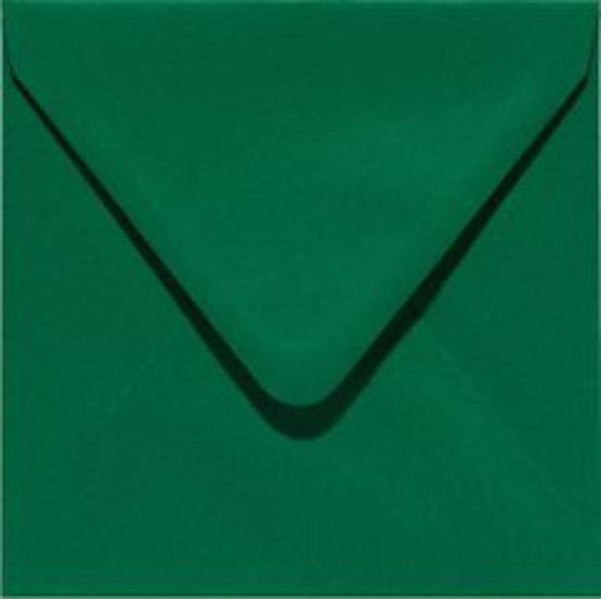 1000 Enveloppes - Carré - Vert Foncé