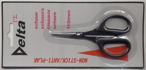 3D Silhouette Scissors - 10cm - Sharp - Non-Stick