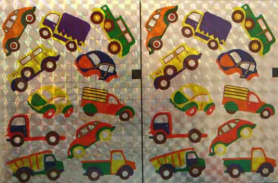 Cars - Holographic Cutting Stickers