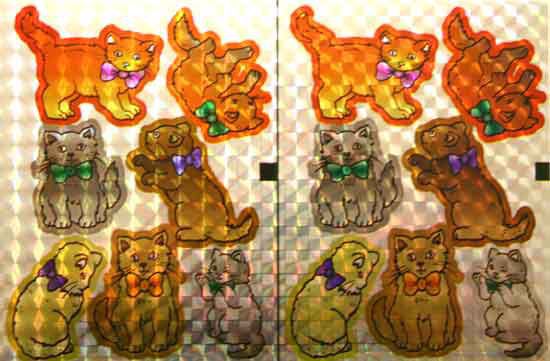 Cats - Holographic Cutting Stickers