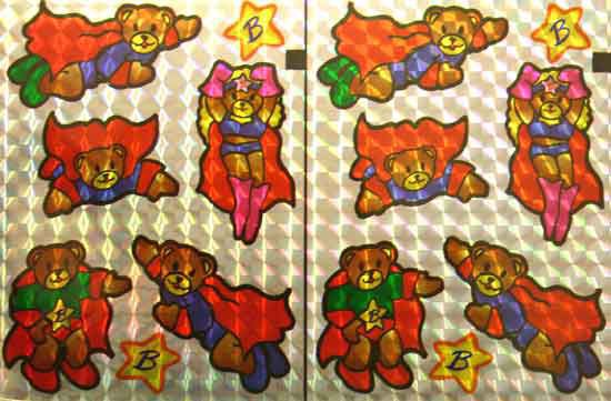 SuperBear - Holographic Cutting Stickers