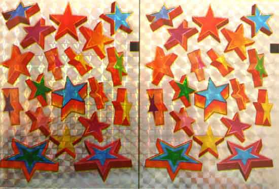 Stars - Holographic Cutting Stickers