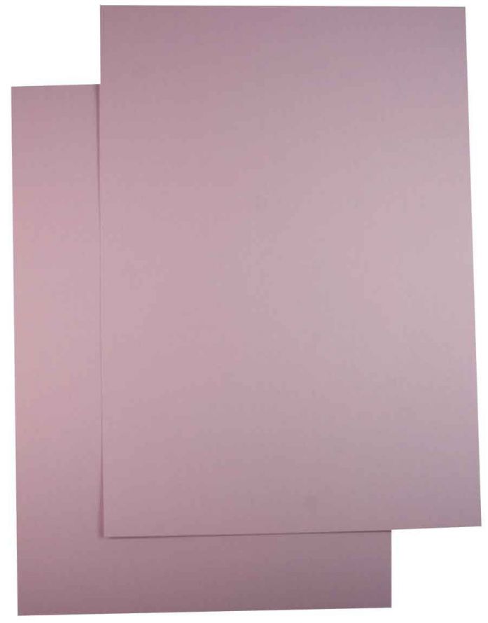 Luxery A5 Cardboard Package - Linen Lilac - 20 Sheets