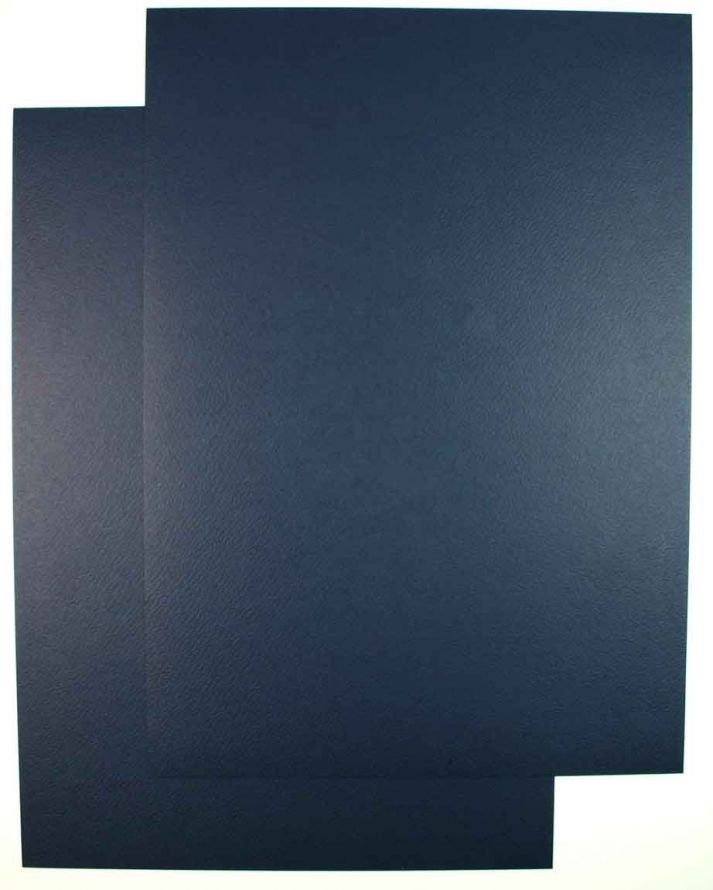 Luxery A5 Cardboard Package - Dark Blue with Structure - 200 Sheets
