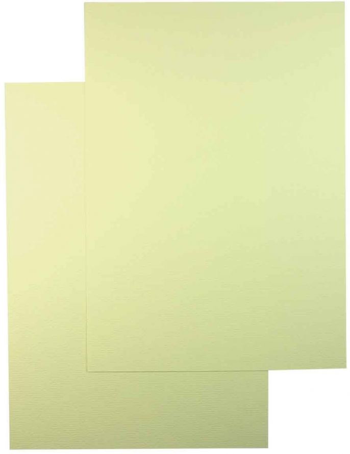 Luxery A5 Cardboard Package - Cream with Structure - 200 Sheets