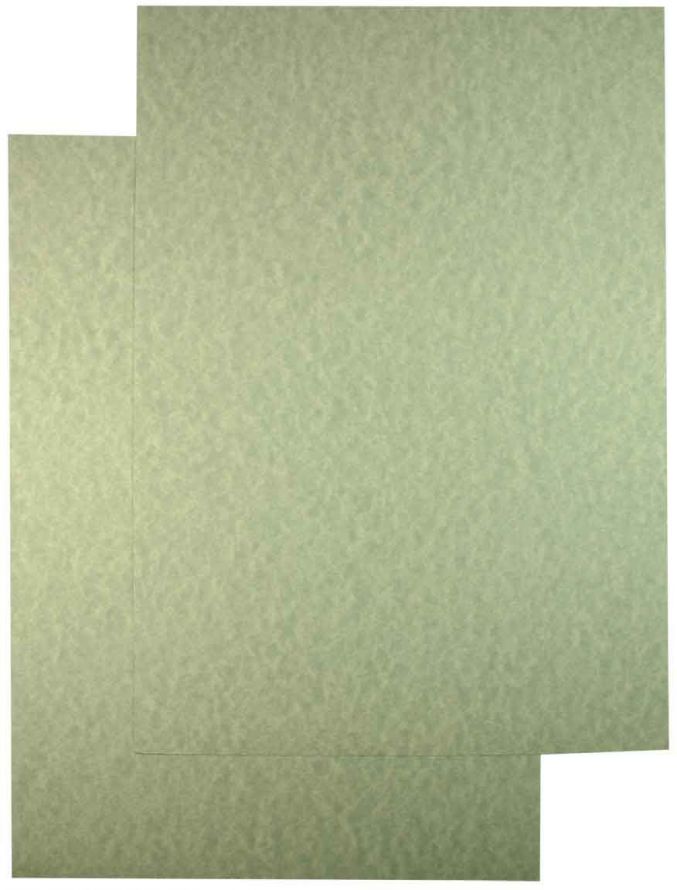 Luxery A5 Cardboard Package - Marbleized Light Blue - 200 Sheets
