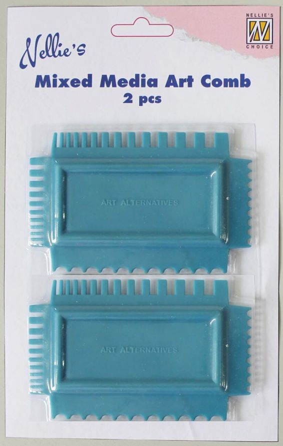 Mixed Media Art Combs - 2pcs