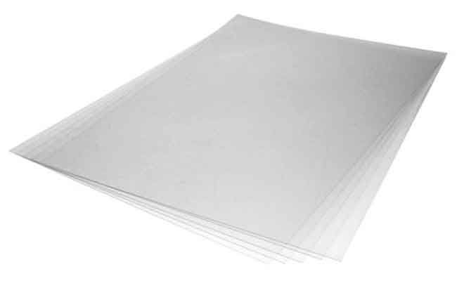 100 MIKA - Transparent Sheets - A3