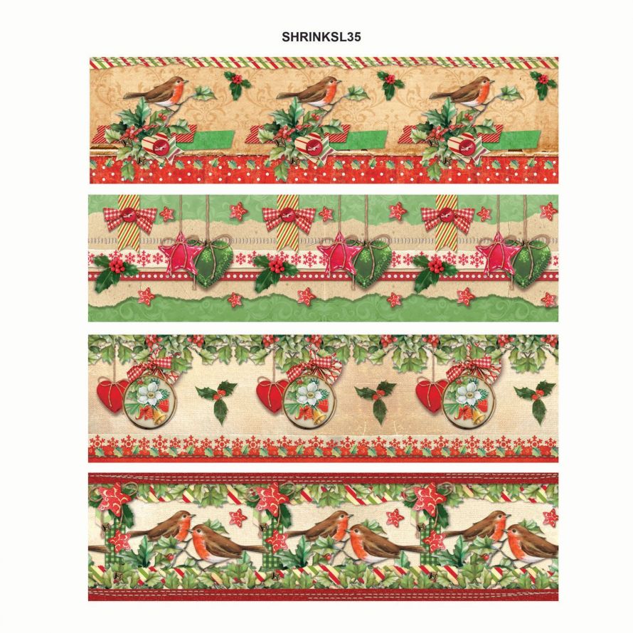Classic Christmas Sleeves - Film Rétractables - 130mm 