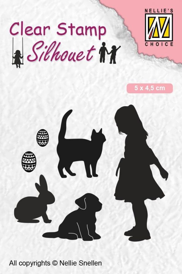 Clear Stamp - Silhouette  Animal Lover