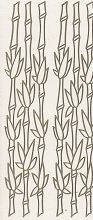 Bamboo Lijnen - Peel-Off Stickervel - Goud