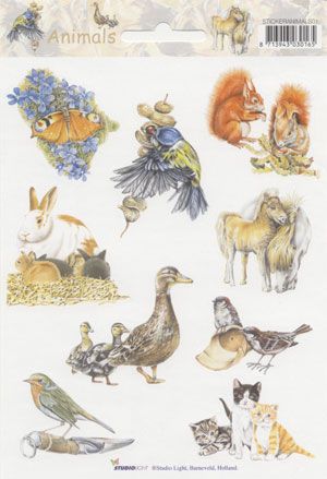 Stickervel Animals 1