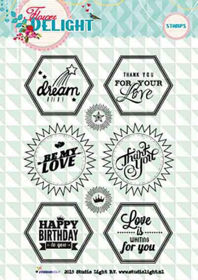 Flower Delight - Clear Stempel - A6