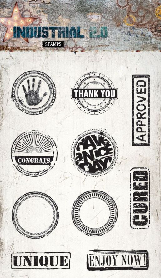 Industrial Linies - Clear Stempel - A6