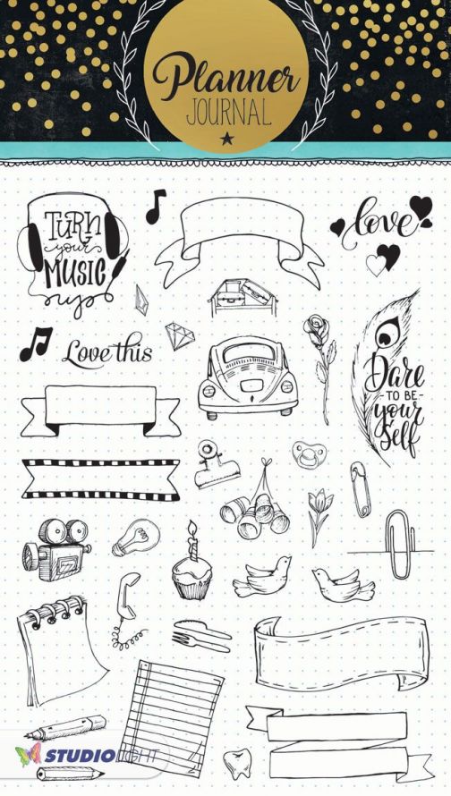 Clear Stamp - Planner Journal - A5 