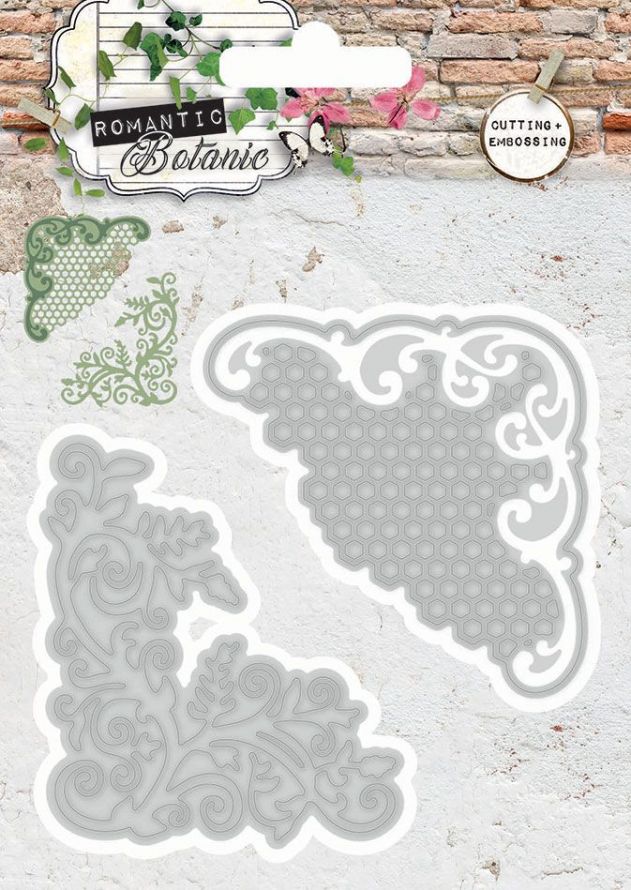 Romantic Botanic - Embossing Die-cut Stencil