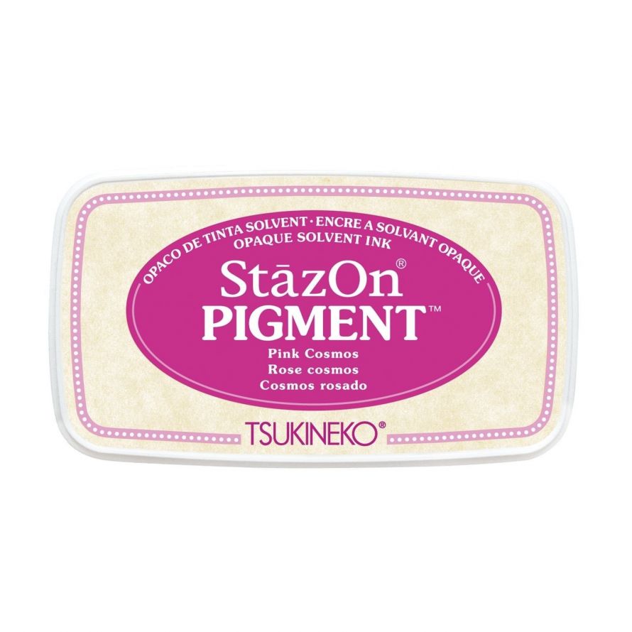 Tampon Encreur - Stazon Pigment - Pink Cosmos - 9,7 x 5,5cm 