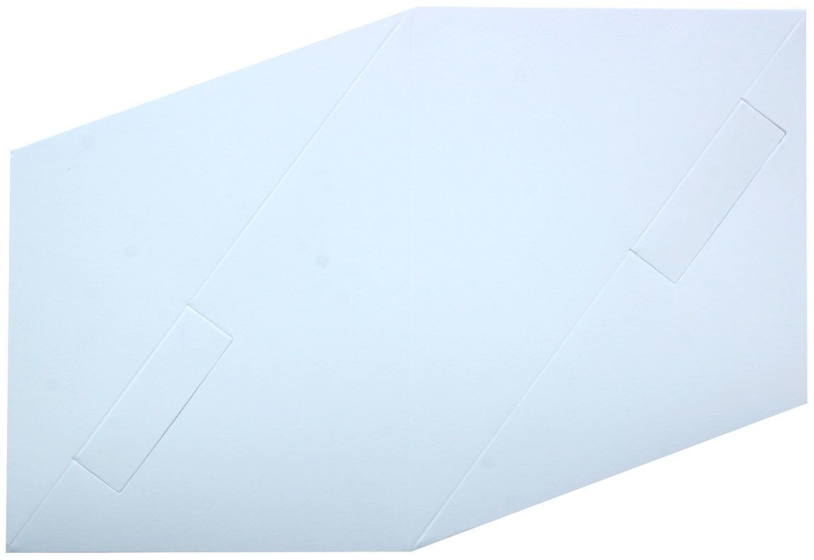 100 Square Stand Up Cards - White