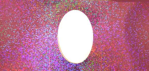 100 Oval - Passe Partout Cards - Holografic Lilac