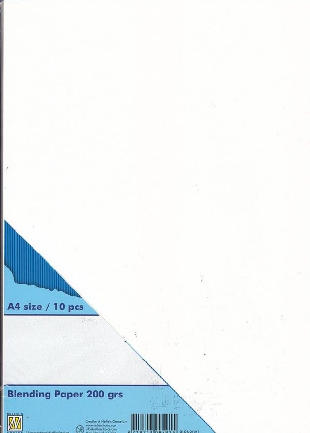 Blending Paper - 200 gr. - A4 format - 10 Stuck 