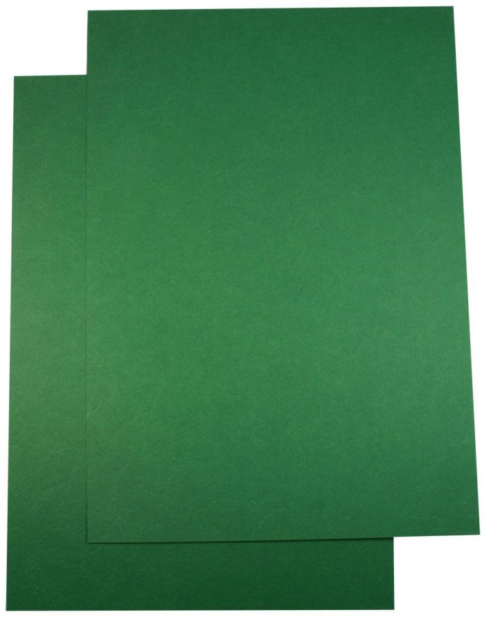 200 Leather - Crea-Corrugated - Board - A5 - Dark Green