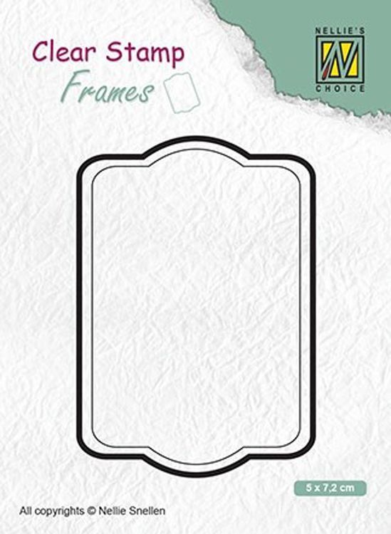 Transparante Stempel - Frames Rectangle