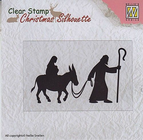 Clear Stamp - Silhouette - Nativity