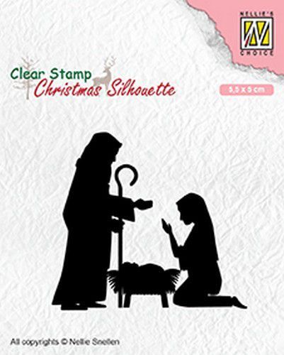Transparante Stempel - Silhouette - Nativity-2