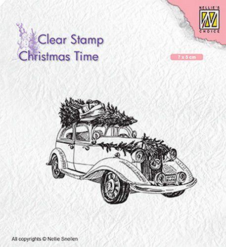 Clear Stempel  - Christmas Tree Transport