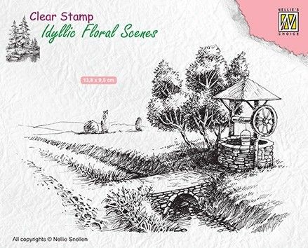 Clear Stamp - Idyllic Floral Scenes  Well