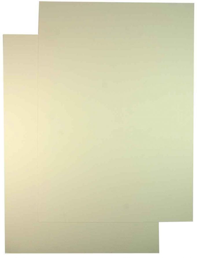 Luxery A5 Cardboard Package - Ivory with Structure - 200 Sheets