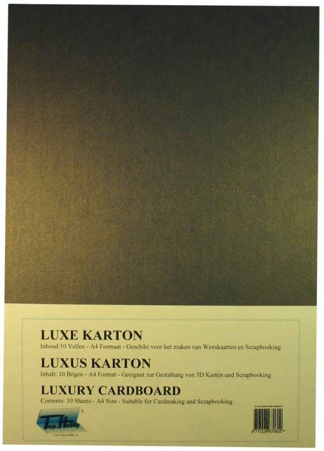 Luxery A4 Cardboard Package - Metallic-Mother of Pearl - 10 Sheets