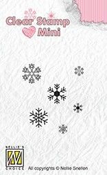 Transparante Stempel - Mini - Snowflakes