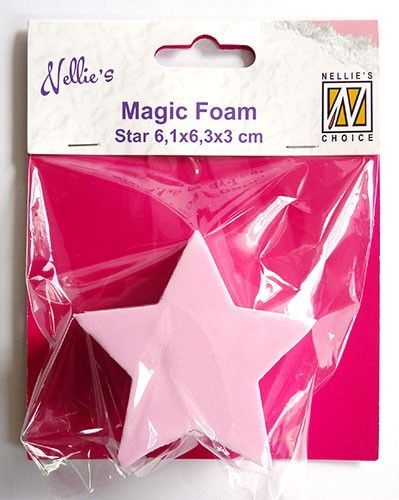 Magic Foam Block - Ster - 61x63 x 30mm