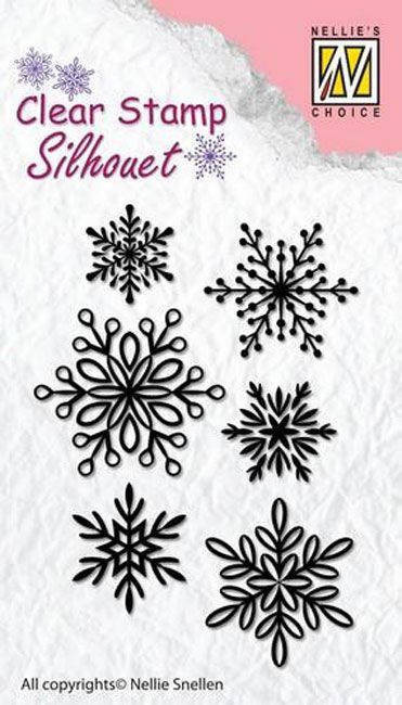 Clear Stamp - Silhouette - Snowflakes