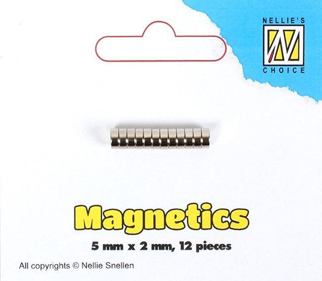 Magnetics - 5 x 2mm - 12 Stuks
