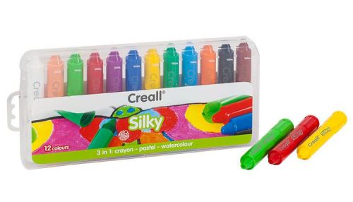 Silky - 3 in 1 Crayon - 12pcs