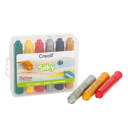 Silky - 3 in 1 Crayon - 6pcs
