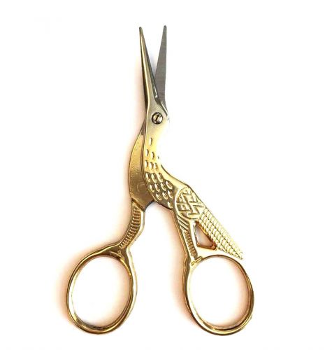 Stork Embroidery Scissors - 9cm - Sharp pointed 