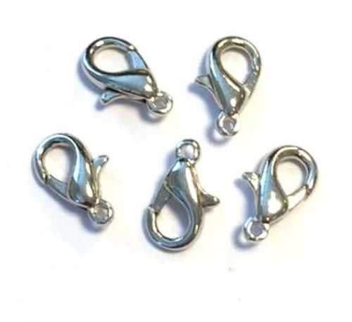 Lobster Clasp - 12mm - Silver 