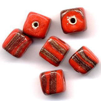 Hand-made  Jewelry Beads - Red